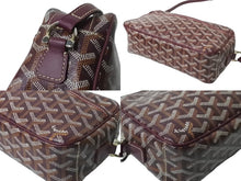 画像をギャラリービューアに読み込む, 極美品 GOYARD ゴヤール カップヴェール ショルダーバッグ ボルドー ヘリンボーン柄 ショルダーバッグ 中古 62849