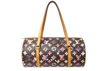 画像をギャラリービューアに読み込む, 極美品 LOUIS VUITTON ルイヴィトン モノグラムウォーターカラー パピヨン30 M95753 ハンドバッグ ブラウン ピンク 中古 62854