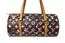 画像をギャラリービューアに読み込む, 極美品 LOUIS VUITTON ルイヴィトン モノグラムウォーターカラー パピヨン30 M95753 ハンドバッグ ブラウン ピンク 中古 62854
