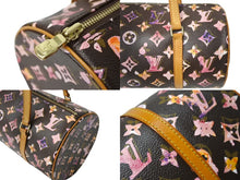 画像をギャラリービューアに読み込む, 極美品 LOUIS VUITTON ルイヴィトン モノグラムウォーターカラー パピヨン30 M95753 ハンドバッグ ブラウン ピンク 中古 62854