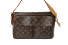 画像をギャラリービューアに読み込む, LOUIS VUITTON ルイヴィトン ショルダーバッグ ヴィバシテGM M51163 ブラウン PVC レザー ゴールド金具 美品 中古 62863