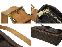 画像をギャラリービューアに読み込む, LOUIS VUITTON ルイヴィトン ショルダーバッグ ヴィバシテGM M51163 ブラウン PVC レザー ゴールド金具 美品 中古 62863