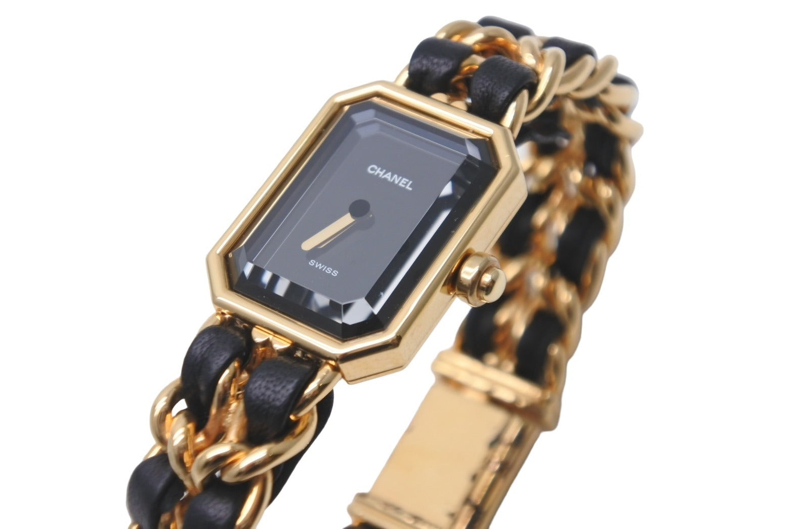 購入本物DKG★ 美品 CHANEL シャネル プルミエール XL レディース 腕時計 プルミエールXL 黒×金 ブラック×ゴールド　オーバーホール・電池交換済 プルミエール