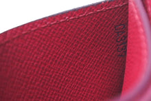 Load image into Gallery viewer, 新品同様 LOUIS VUITTON ルイヴィトン カードケース M60703 ポルト カルト サーンプル モノグラム フューシャ ブラウン 中古 62879