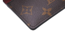 Load image into Gallery viewer, 新品同様 LOUIS VUITTON ルイヴィトン カードケース M60703 ポルト カルト サーンプル モノグラム フューシャ ブラウン 中古 62879
