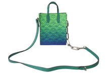 画像をギャラリービューアに読み込む, 極美品 LOUIS VUITTON ルイヴィトン バッグ サックプラXS イリュージョン 22年コレクション 2way グリーン M81221 レザー 中古 62921