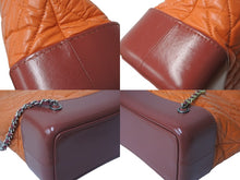 画像をギャラリービューアに読み込む, CHANEL シャネル ガブリエルドゥ マトラッセ バックパック リュック A94485 26番台 オレンジ シルバーゴールド金具 美品 中古 62924