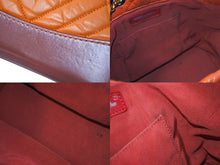 画像をギャラリービューアに読み込む, CHANEL シャネル ガブリエルドゥ マトラッセ バックパック リュック A94485 26番台 オレンジ シルバーゴールド金具 美品 中古 62924