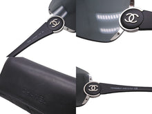 画像をギャラリービューアに読み込む, 極美品 CHANEL シャネル サングラス 6028 C.124/87 110 3N 2000's ココマーク ブラック シルバー金具 中古 62936