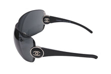 画像をギャラリービューアに読み込む, 極美品 CHANEL シャネル サングラス 6028 C.124/87 110 3N 2000's ココマーク ブラック シルバー金具 中古 62936