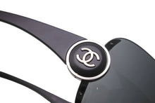 画像をギャラリービューアに読み込む, 極美品 CHANEL シャネル サングラス 6028 C.124/87 110 3N 2000's ココマーク ブラック シルバー金具 中古 62936