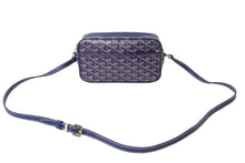 画像をギャラリービューアに読み込む, GOYARD ゴヤール ブラック カップヴェール PM 斜め掛けショルダーバッグ ポシェット ネイビー 美品 中古 62939