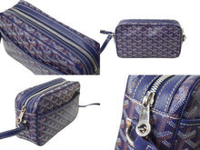 画像をギャラリービューアに読み込む, GOYARD ゴヤール ブラック カップヴェール PM 斜め掛けショルダーバッグ ポシェット ネイビー 美品 中古 62939