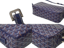 画像をギャラリービューアに読み込む, GOYARD ゴヤール ブラック カップヴェール PM 斜め掛けショルダーバッグ ポシェット ネイビー 美品 中古 62939