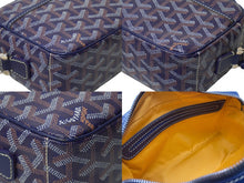 画像をギャラリービューアに読み込む, GOYARD ゴヤール ブラック カップヴェール PM 斜め掛けショルダーバッグ ポシェット ネイビー 美品 中古 62939