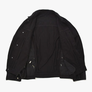 SACAI サカイ ヒッコリーストライプ ブルゾン 2022年春夏コレクション 22-02787M コットン ナイロン ブラック サイズ2 美品 中古 4a006294