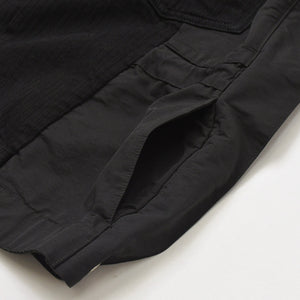 SACAI サカイ ヒッコリーストライプ ブルゾン 2022年春夏コレクション 22-02787M コットン ナイロン ブラック サイズ2 美品 中古 4a006294