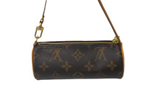 Load image into Gallery viewer, LOUIS VUITTON ルイヴィトン パピヨンポーチ モノグラム ブラウン ゴールド金具 美品 中古 62969