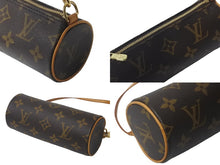 Load image into Gallery viewer, LOUIS VUITTON ルイヴィトン パピヨンポーチ モノグラム ブラウン ゴールド金具 美品 中古 62969