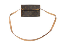画像をギャラリービューアに読み込む, LOUIS VUITTON ルイヴィトン ウエスト ショルダーバッグ M51855 モノグラム ポシェットフロランティーヌ ブラウン 美品 中古 62971