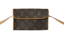 画像をギャラリービューアに読み込む, LOUIS VUITTON ルイヴィトン ウエスト ショルダーバッグ M51855 モノグラム ポシェットフロランティーヌ ブラウン 美品 中古 62971