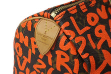 画像をギャラリービューアに読み込む, 極美品 LOUIS VUITTON ルイヴィトン M93705 スピーディ30 オランジュ モノグラム グラフィティ オレンジ ゴールド金具 中古 62977