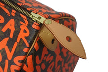 画像をギャラリービューアに読み込む, 極美品 LOUIS VUITTON ルイヴィトン M93705 スピーディ30 オランジュ モノグラム グラフィティ オレンジ ゴールド金具 中古 62977