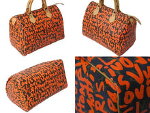 画像をギャラリービューアに読み込む, 極美品 LOUIS VUITTON ルイヴィトン M93705 スピーディ30 オランジュ モノグラム グラフィティ オレンジ ゴールド金具 中古 62977