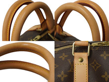 画像をギャラリービューアに読み込む, LOUIS VUITTON ルイヴィトン キーポルバンドリエール55 M41414 ボストンバッグ モノグラムキャンバス ブラウン 美品 中古 62985