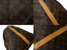 画像をギャラリービューアに読み込む, LOUIS VUITTON ルイヴィトン キーポルバンドリエール55 M41414 ボストンバッグ モノグラムキャンバス ブラウン 美品 中古 62985