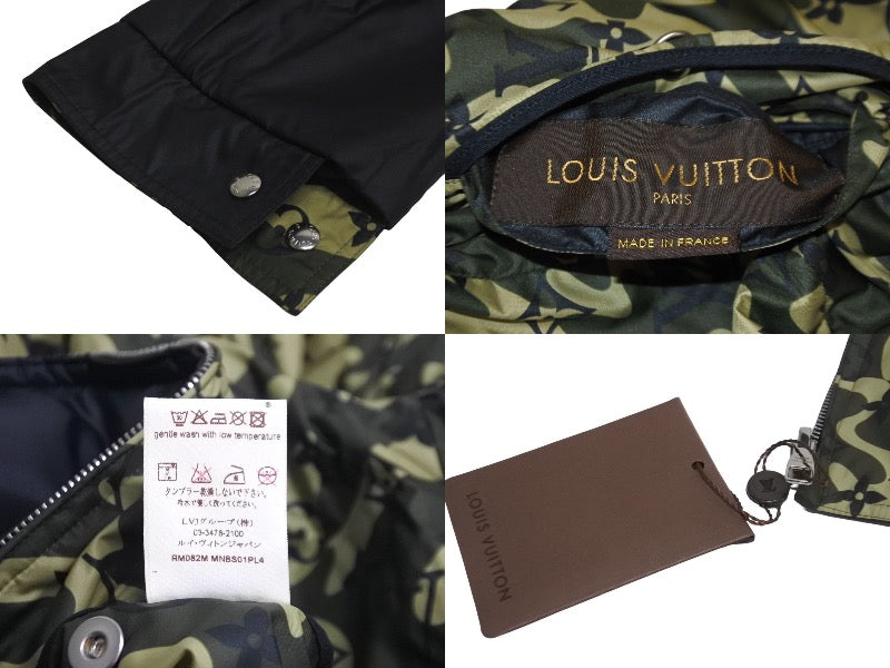 極美品 LOUIS VUITTON ルイヴィトン モノグラムカモフラージュリバーシブルジャケット村上隆 RM082M MNBS01PL4 サイズ44  中古 62987 – Casanova Vintage