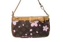 画像をギャラリービューアに読み込む, 極美品 LOUIS VUITTON ルイ ヴィトン 村上隆 ポシェットアクセソワール ポーチ M92006 モノグラムチェリーブロッサム 中古 62995