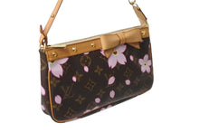 画像をギャラリービューアに読み込む, 極美品 LOUIS VUITTON ルイ ヴィトン 村上隆 ポシェットアクセソワール ポーチ M92006 モノグラムチェリーブロッサム 中古 62995