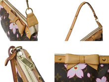 画像をギャラリービューアに読み込む, 極美品 LOUIS VUITTON ルイ ヴィトン 村上隆 ポシェットアクセソワール ポーチ M92006 モノグラムチェリーブロッサム 中古 62995