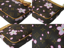 画像をギャラリービューアに読み込む, 極美品 LOUIS VUITTON ルイ ヴィトン 村上隆 ポシェットアクセソワール ポーチ M92006 モノグラムチェリーブロッサム 中古 62995
