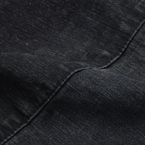 SWJP ショーンウェザースプーン デザイン Japanese Patchwork Pants PT-01 デニム生地 インディゴ ブラック グレー 野良着 リメイク ゴールド金具 美品 中古 4a006300