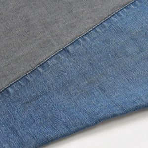 SWJP ショーンウェザースプーン デザイン Japanese Patchwork Pants PT-01 デニム生地 インディゴ ブラック グレー 野良着 リメイク ゴールド金具 美品 中古 4a006300