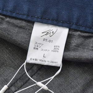 SWJP ショーンウェザースプーン デザイン Japanese Patchwork Pants PT-01 デニム生地 インディゴ ブラック グレー 野良着 リメイク ゴールド金具 美品 中古 4a006300