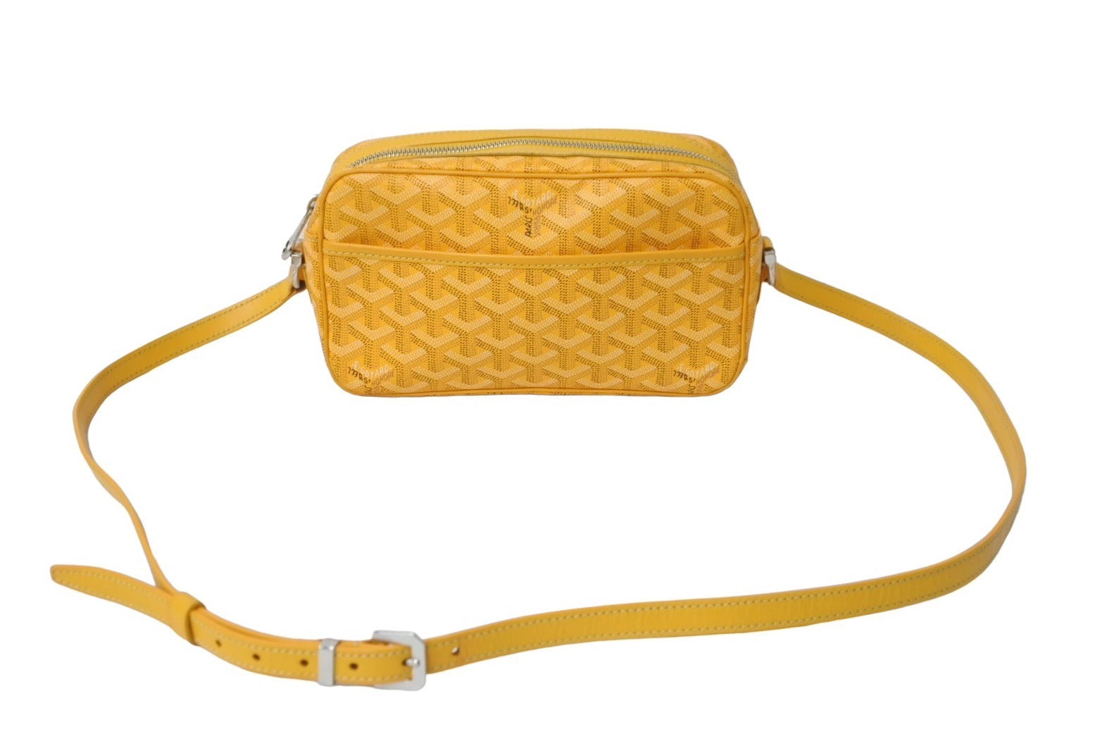 GOYARD ゴヤール カップヴェール ショルダーバッグ イエロー ヘリンボーン柄 ロゴ 斜めがけ カバン 美品 中古 63005 –  Casanova Vintage