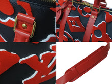 画像をギャラリービューアに読み込む, 極美品 LOUIS VUITTON ルイヴィトン キーポルバンドリエール45 ボストンバッグ M45546 モノグラムタフテッド レッド 中古 63008