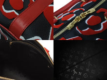画像をギャラリービューアに読み込む, 極美品 LOUIS VUITTON ルイヴィトン キーポルバンドリエール45 ボストンバッグ M45546 モノグラムタフテッド レッド 中古 63008