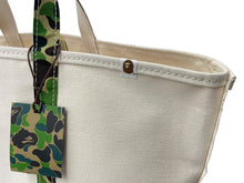 画像をギャラリービューアに読み込む, 新品未使用品 SAINT MICHAEL BAPE ベイプ トートバッグ L SM-YS8-0000-C34 24SS ベージュ グリーン コットン 中古 63010