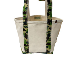 New and unused item SAINT MICHAEL BAPE Tote bag S SM-YS8-0000-C32 24SS Beige Green Cotton Used 63011 Genuine item