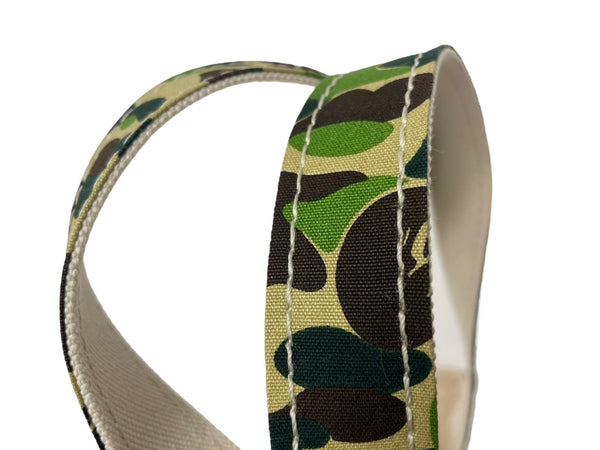 New and unused item SAINT MICHAEL BAPE Tote bag S SM-YS8-0000-C32 24SS Beige Green Cotton Used 63011 Genuine item