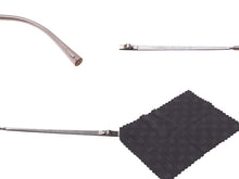 画像をギャラリービューアに読み込む, CHANEL シャネル ラインストーン ココマーク サングラス シルバー クリア リムレス アイウェア 62☐17 4017 美品 中古 63013