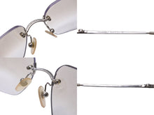 画像をギャラリービューアに読み込む, CHANEL シャネル ココマーク サングラス グレー シルバー ロゴ リムレス クリア アイウェア 小物 4017 62☐17 美品 中古 63024