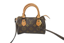 画像をギャラリービューアに読み込む, LOUIS VUITTON ルイヴィトン ミニスピーディ 2WAYハンドバッグ M41534 モノグラム ゴールド金具 良品 中古 63029