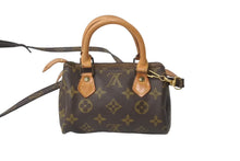 画像をギャラリービューアに読み込む, LOUIS VUITTON ルイヴィトン ミニスピーディ 2WAYハンドバッグ M41534 モノグラム ゴールド金具 良品 中古 63029