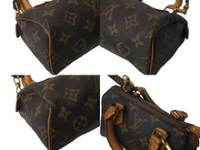 画像をギャラリービューアに読み込む, LOUIS VUITTON ルイヴィトン ミニスピーディ 2WAYハンドバッグ M41534 モノグラム ゴールド金具 良品 中古 63029