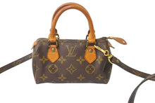 画像をギャラリービューアに読み込む, LOUIS VUITTON ルイヴィトン ミニスピーディ 2WAYハンドバッグ M41534 モノグラム ゴールド金具 良品 中古 63030